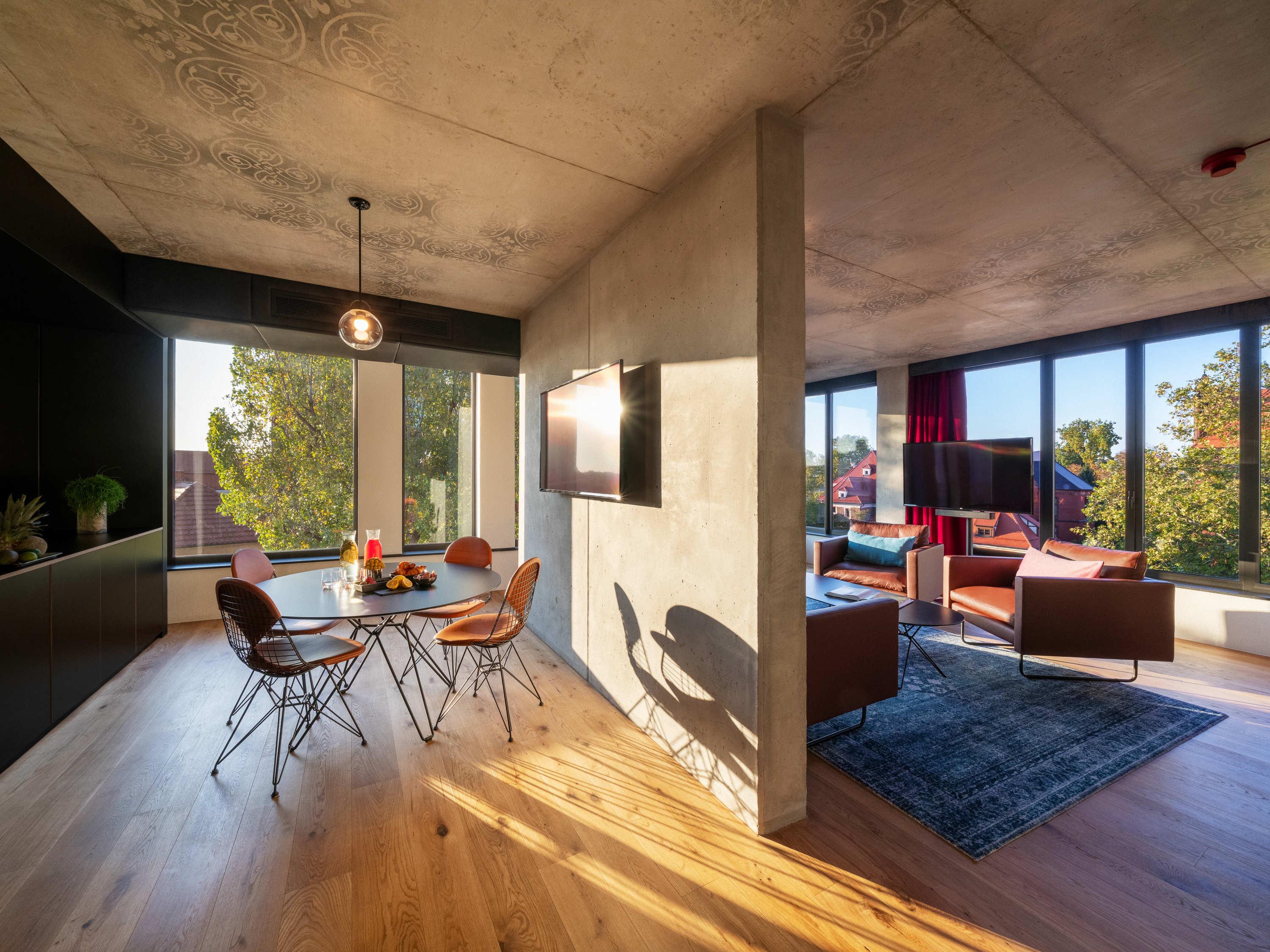 美憬阁弗罗茨瓦夫桥酒店 外观 照片 The interior of a typical apartment