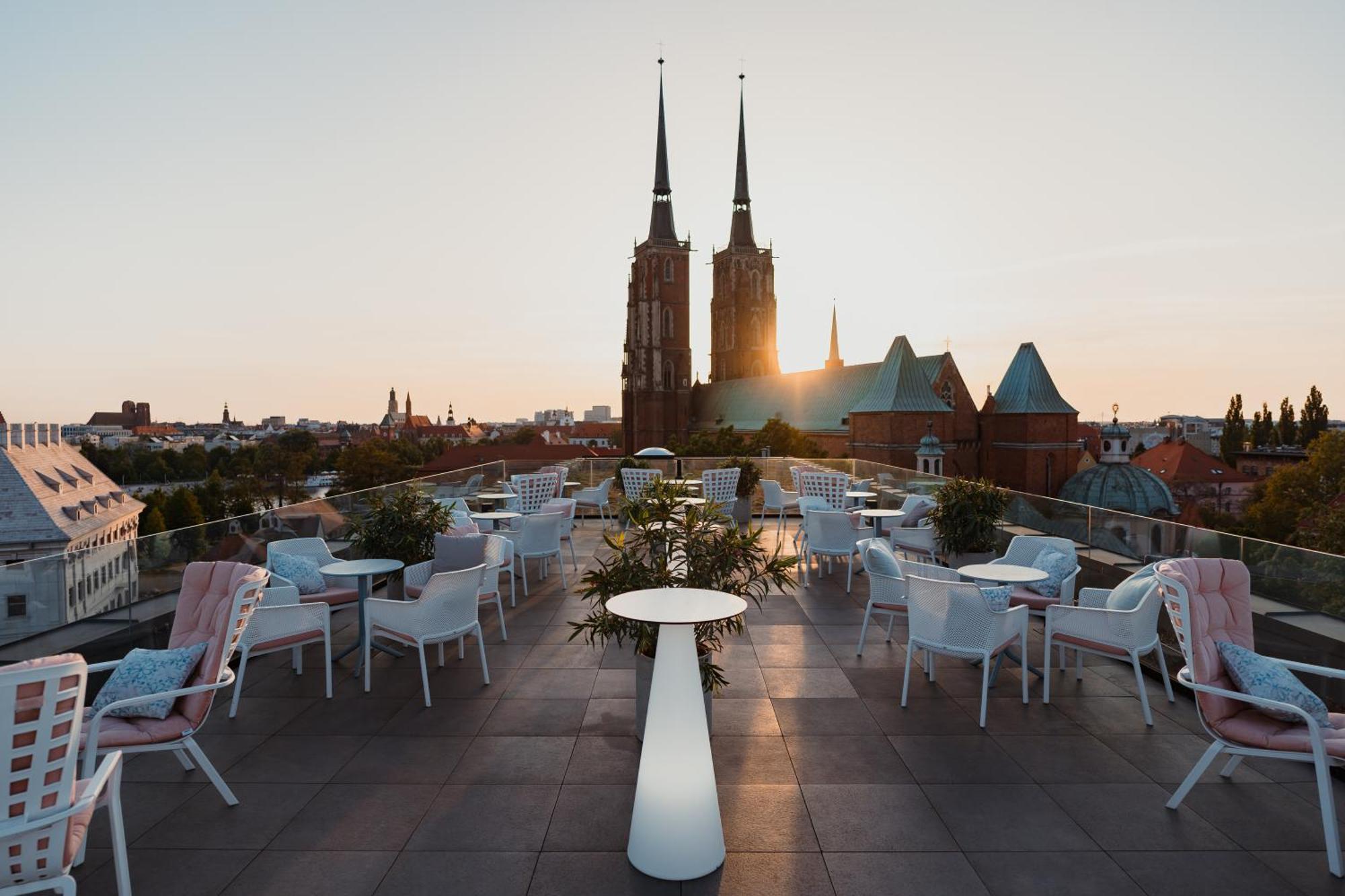 美憬阁弗罗茨瓦夫桥酒店 外观 照片 Rooftop terrace